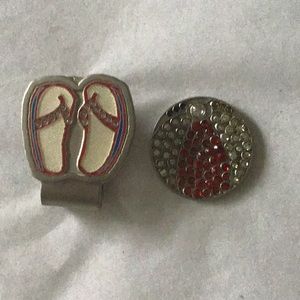 Magnetic hat clip and ball marker